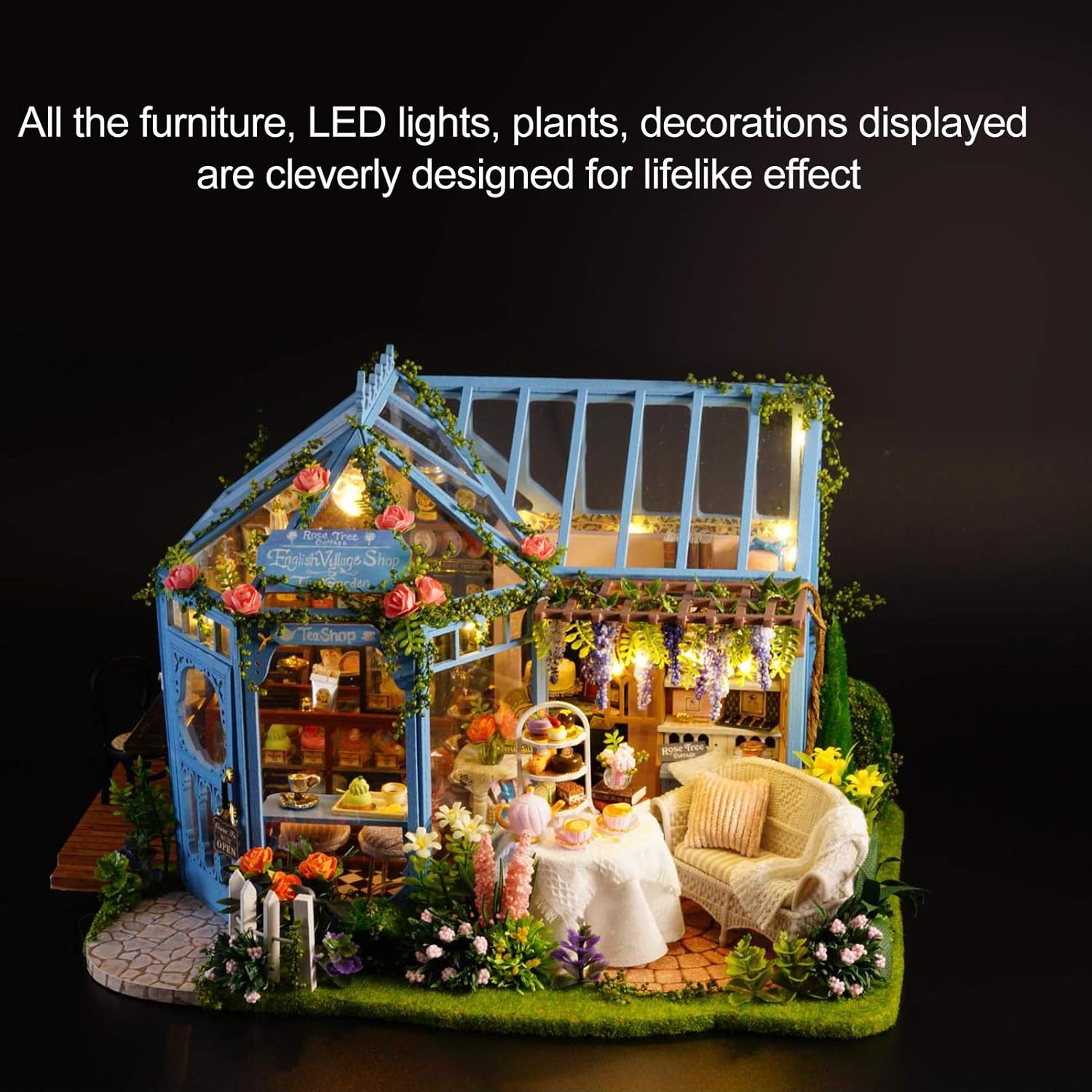 DIY Doll House, Cleverly Designed Doll House Toy, DIY for 14 Years Old + Home Furnishing Articles