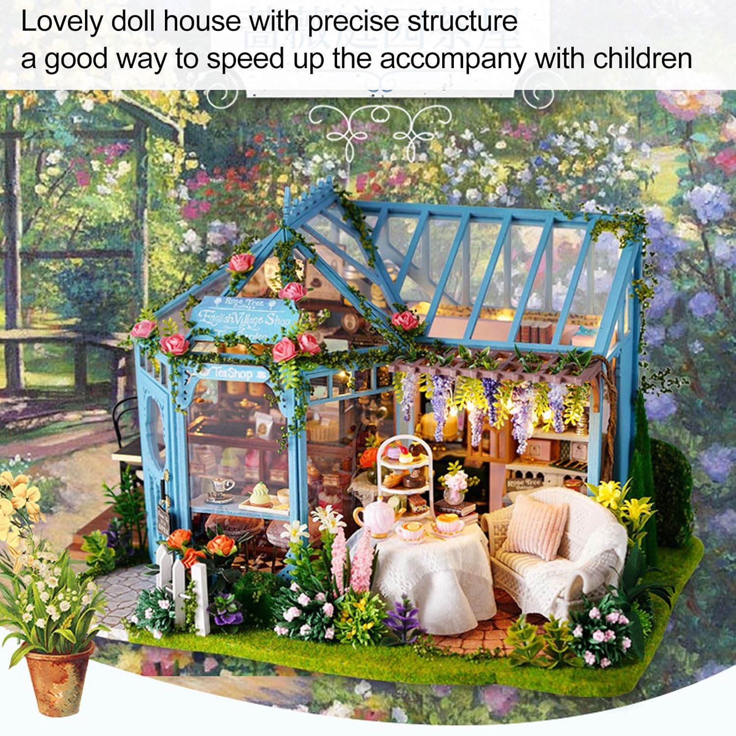 DIY Doll House, Cleverly Designed Doll House Toy, DIY for 14 Years Old + Home Furnishing Articles