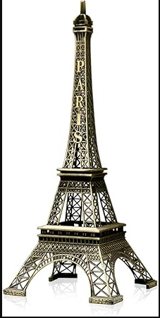 Metal World Famous Building Architecture Model Statue Landmark Tourist Souvenir Home Office Decoration