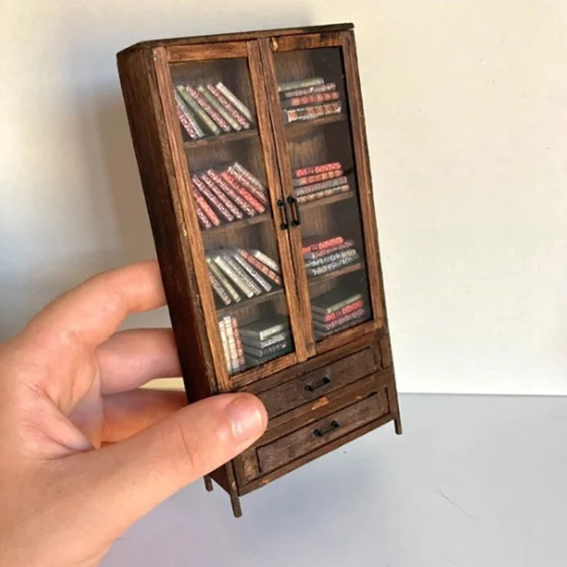 Sensory Miniature Bookshelf Display - Relaxation Meets Organization