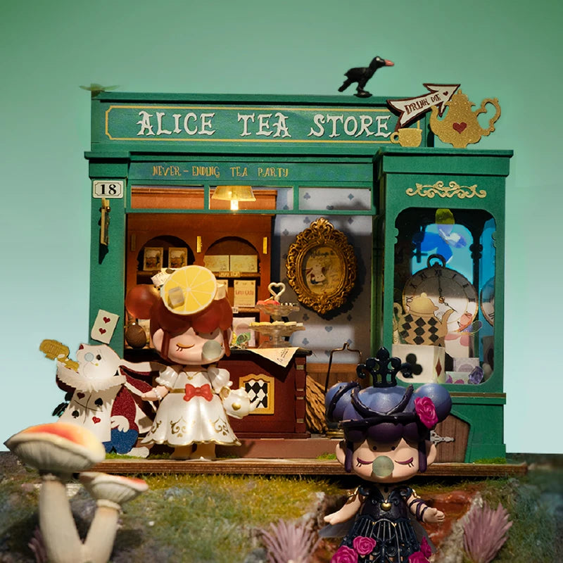 Charming Miniature Dollhouse Kit: Alice’s Tea Store DIY 3D Puzzle